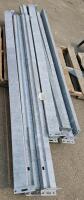 Galvanized Steel Square Posts Ranging From 94" To 97", Mounting Plates &ndash; Industrial Structural