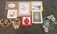 Assorted Fine Jewelry With Chains, Glass Earrings, Assorted Cookbooks And Human Body Textbooks, Wicker Festive Basket, And More - 12