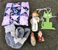 Assorted Fine Jewelry With Chains, Glass Earrings, Assorted Cookbooks And Human Body Textbooks, Wicker Festive Basket, And More - 18