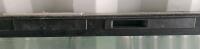 Large Black Aluminum Fixed Window, Dual-Pane Insulated Glass, 89"x44" - 2