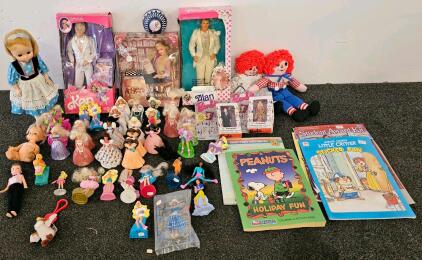 Vintage Barbie & Ken Boxed Dolls, Raggedy Ann Andy, Figurines, Books, And More 1980s&ndash;1990s