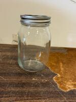 11 Pack Wide Mouth 16 Oz Mason Jars With Airtight Lids, Clear Glass, 2-Piece Silver Lid - 2
