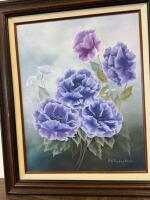 Metal Cat Wall Art, Framed Cat Drawing, Seascape Photograph, Purple Flower Painting, Leon Parsons Swan Print - 6