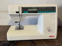 Elna 6003 Quilter's Dream Computerized Sewing Machine w/ LCD, Accessories, Rolling Case, SN 8423324 (powers on) - 2
