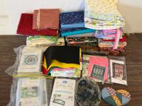 Quilting Cotton Fabrics, Patterns & Craft Kits &ndash; Approx. 8&ndash;10 Yards, 30&ndash;40 Pieces