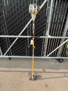 Ryobi 25CC Expand-It Gas String Trimmer/Brush Cutter, Straight Shaft, Brush Blade, Shoulder Strap