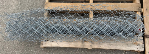 Galvanized Chain Link Fence Roll, 2 In Mesh, 11.5 Gauge Metal