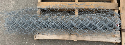 Galvanized Chain Link Fence Roll, 2 In Mesh, 11.5 Gauge Metal