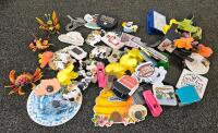 Household Lot: Corning Ware P-1-B, Hair Dryer, Frames, Storage Closet, Gift Wrap Organizer - 2