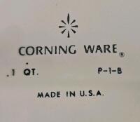 Household Lot: Corning Ware P-1-B, Hair Dryer, Frames, Storage Closet, Gift Wrap Organizer - 3