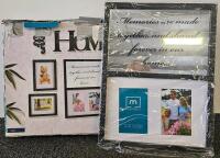 Household Lot: Corning Ware P-1-B, Hair Dryer, Frames, Storage Closet, Gift Wrap Organizer - 5
