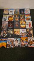 87-Item DVD/VHS Movie Lot &ndash; Mixed Genres, Original Cases, Special Editions - 2