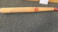 Harley Quinn "Good Night" Kiss This Replica Baseball Bat, Wood, 31" Cosplay Prop, Selfie Stick, Skull Garden Decoration and more - 3