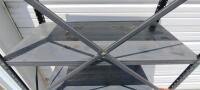 Heavy Duty Industrial Metal Shelving Unit, 5 Adjustable Shelves, 6'x3'x17.5", Gray Steel - 4