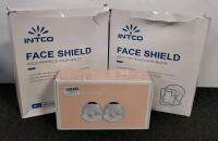 Large Lot SHINRAY Lead Apron, INTCO Face Shields (50), Floating Shelves, Nail Armrest, More - 6