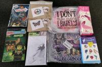 Mixed Lot: Crayola 64 Markers, 3-Drawer Storage, Kids Activity Books, Puzzles, Craft Supplies - 2