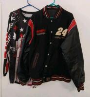 Men's Apparel Lot: Palm Beach Suits, Dickies Jacket, Work Shirts, Travel Bag(most sizes L-XL) (shelf XA) - 9