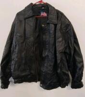Men's Apparel Lot: Palm Beach Suits, Dickies Jacket, Work Shirts, Travel Bag(most sizes L-XL) (shelf XA) - 14