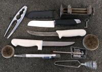 Large Lot: Commercial Kitchen Knives, Bakeware & Tools - EKCO, CorningWare, 20+ Pieces - 3