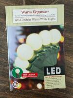 Holiday/Christmas Decoration Lot &ndash; Artificial Tree, String Lights, Wrapping Paper, & Accessories - 4