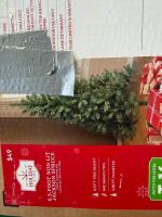 Holiday/Christmas Decoration Lot &ndash; Artificial Tree, String Lights, Wrapping Paper, & Accessories - 9