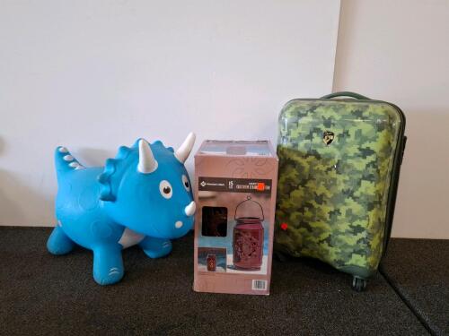 Member's Mark Crestview Ceramic Lantern Cabernet 15" Ceramic Indoor/Outdoor, Orig Box, kids suitcase, kids ride on dinosaur