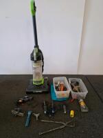 Mixed Lot: Eureka AirSpeed Vacuum, Xytronic Soldering Iron, both powered on) Tools, Hardware & Accessories