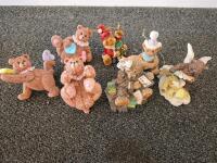 Large Lot Cherished Teddies, Boyd&rsquo;s Bears Figurines, Decor, Mirror, Pendleton Bag, Pooh Organizer - 8