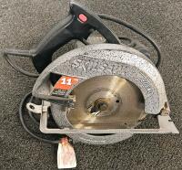 Skilsaw 5155 Circular Saw, 7-1/4" Blade, 11A, 4600 RPM, Serial HI82097 (tested, works). 2 sets of drinking glasses, assorted DVD's - 3