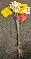 Craftsman Rotary Cultivator, Razor-Back Shovel, Rake, Crutches, Marking Flags Lot - 4