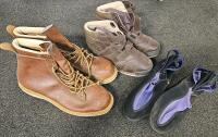 Cabela's Goose Down Jacket & Vest, Rugged Leather Boots, Water Shoes, Outdoor Clothing Lot - 2