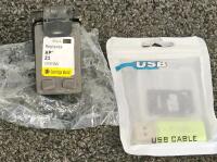 (XA) Large Lot: Figurines, Medline Nitrile Gloves M, HP Ink Cartridge, Spice Tins, Novelty Pins, More - 7