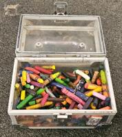 (XA) Large Lot: Figurines, Medline Nitrile Gloves M, HP Ink Cartridge, Spice Tins, Novelty Pins, More - 17