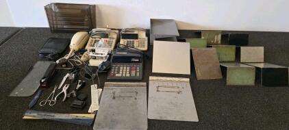 Bulk Lot of Vintage & Miscellaneous Office Equipment and Supplies