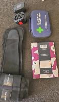 Active Air 16" Oscillating Fan, Boss DD-3 Pedal, Weights, Cooler, First Aid, Mixed Lot - 4