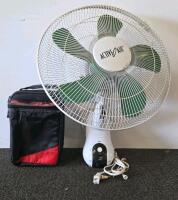 Active Air 16" Oscillating Fan, Boss DD-3 Pedal, Weights, Cooler, First Aid, Mixed Lot - 5