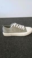 JustFab JEYMI Low-Top Sneakers, Seagrass Green, Size 8, Recycled Canvas - 3