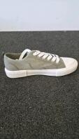 JustFab JEYMI Low-Top Sneakers, Seagrass Green, Size 8, Recycled Canvas - 5