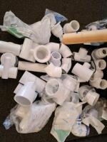 Assorted PVC Plumbing Fittings Lot &ndash; 40+ Pieces, 1&rdquo; to 2&rdquo; Sizes, Schedule 40 - 2