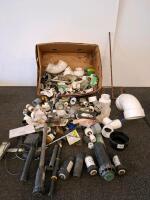 Box of 65+ Rain Bird Lawn Genie PVC Sprinkler Heads Valves Fittings 1/2"&ndash;2" Mixed Lot