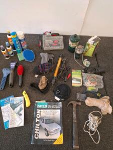 Coleman Compact Propane Lantern with RoadPro Tool Kit & Camping Emergency Gear Lot