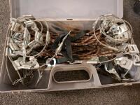 LuK RepSet Clutch Kit, Steel Tire Chains, Faux Leather Rolls, Nails, Tools & AC Bracket Lot - 2