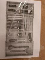 LuK RepSet Clutch Kit, Steel Tire Chains, Faux Leather Rolls, Nails, Tools & AC Bracket Lot - 8