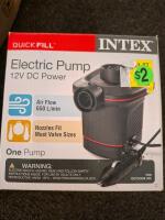 Intex Electric Air Pump Quick-Fill 12V, uv light, decor kids school backpacks and more - 3