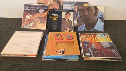 Lot of Vintage Vinyl Records Pop, Big Band, Vocal Artists