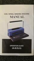 TIANSE CoilBind BM-S2050A Spiral Binding Machine (XA) - 7