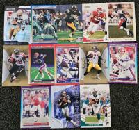 NFL Football Card Lot w/HOF Stars Brady Taylor Dorsett + U.S. Mint Coin Set & Loose Coins - 2