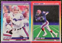 NFL Football Card Lot w/HOF Stars Brady Taylor Dorsett + U.S. Mint Coin Set & Loose Coins - 7