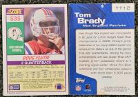 NFL Football Card Lot w/HOF Stars Brady Taylor Dorsett + U.S. Mint Coin Set & Loose Coins - 10