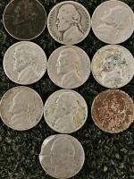 NFL Football Card Lot w/HOF Stars Brady Taylor Dorsett + U.S. Mint Coin Set & Loose Coins - 27